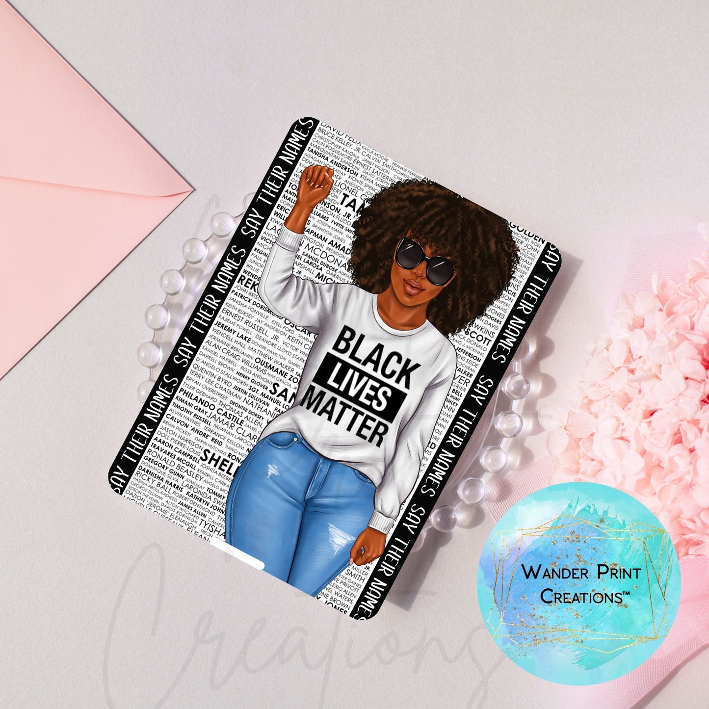 Kindle & NOOK Insert for Clear Case | Kindle Paperwhite Case | NOOK case | BLACK LIVES MATTER | Stickers | E-Reader Template | Kindle & NOOK Decor