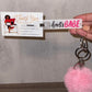 ATM CARD PULLER / GRABBER with Pom keychain
