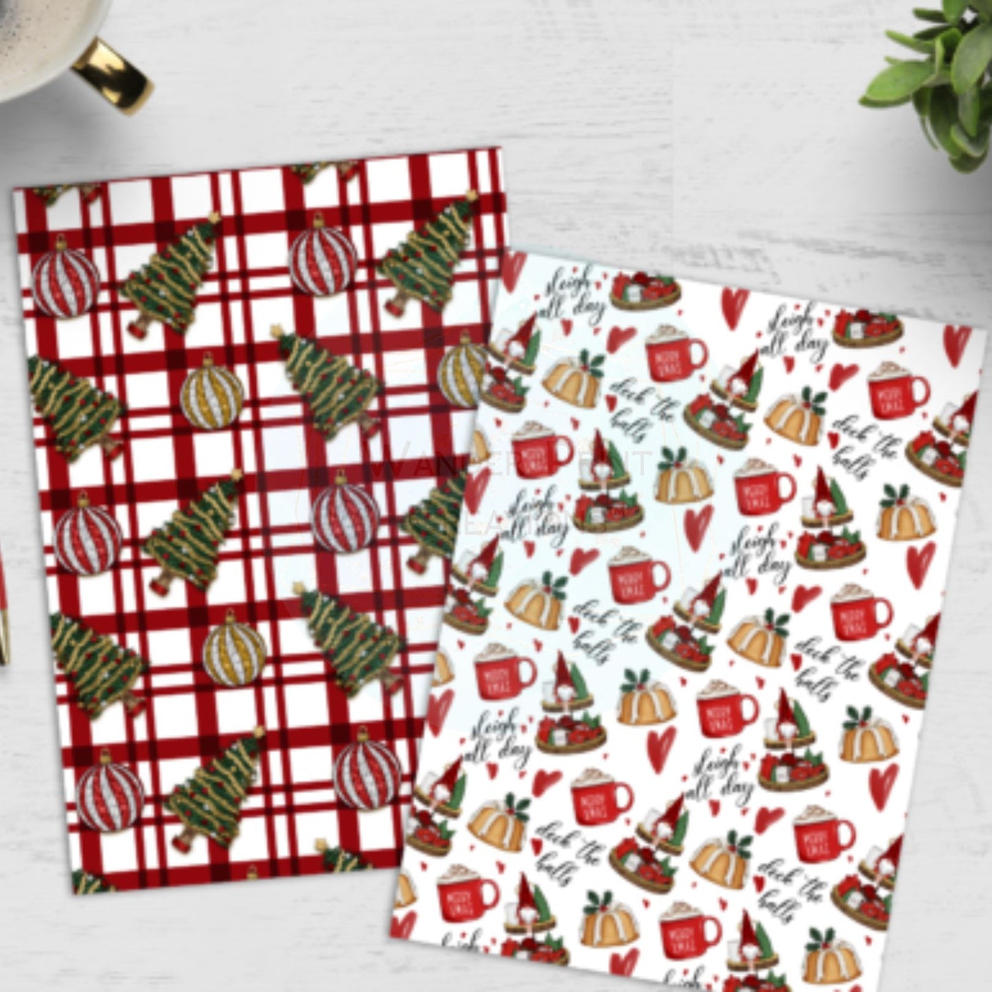 Kindle Insert for Clear Case | Kindle Skin Printable | Kindle Paperwhite Case | Christmas Bundle | Stickers | E-Reader Template | Kindle Decor