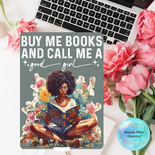 Kindle Insert for Clear Case | Kindle Skin Printable | Kindle Paperwhite Case | GOOD GIRL | Stickers | E-Reader Template | Kindle Decor