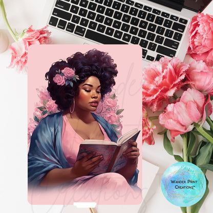 Kindle Insert for Clear Case | Kindle Skin Printable | Kindle Paperwhite Case | Blissful Reading| Stickers | E-Reader Template | Kindle Decor
