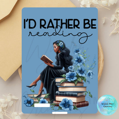 Kindle Insert for Clear Case | Kindle Skin Printable | Kindle Paperwhite Case | Blue Dream Reads| Stickers | E-Reader Template | Kindle Decor