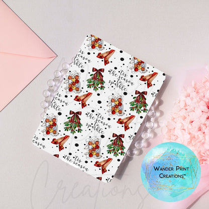 Kindle Insert for Clear Case | Kindle Skin Printable | Kindle Paperwhite Case | Christmas Bundle | Stickers | E-Reader Template | Kindle Decor