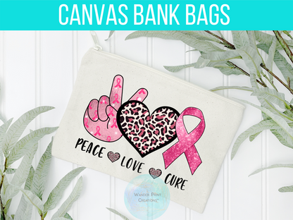 BANK BAG | Budgeting Bag | Envelope Budgeting | Custom | Deposit Bag | Accessory Pouch