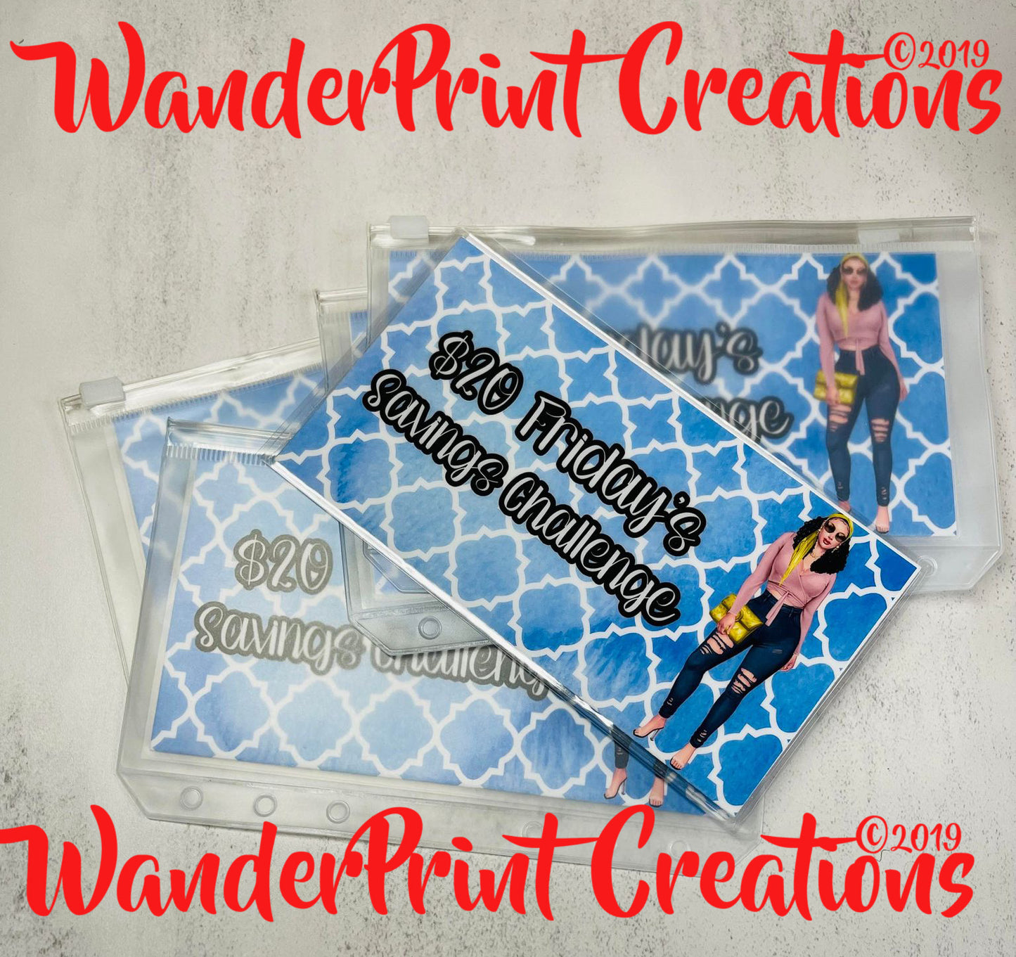 $20 Fridays Savings Challenge Envelope