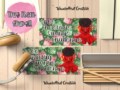 $600 CHRISTMAS or HOLIDAY Savings Challenge Envelope