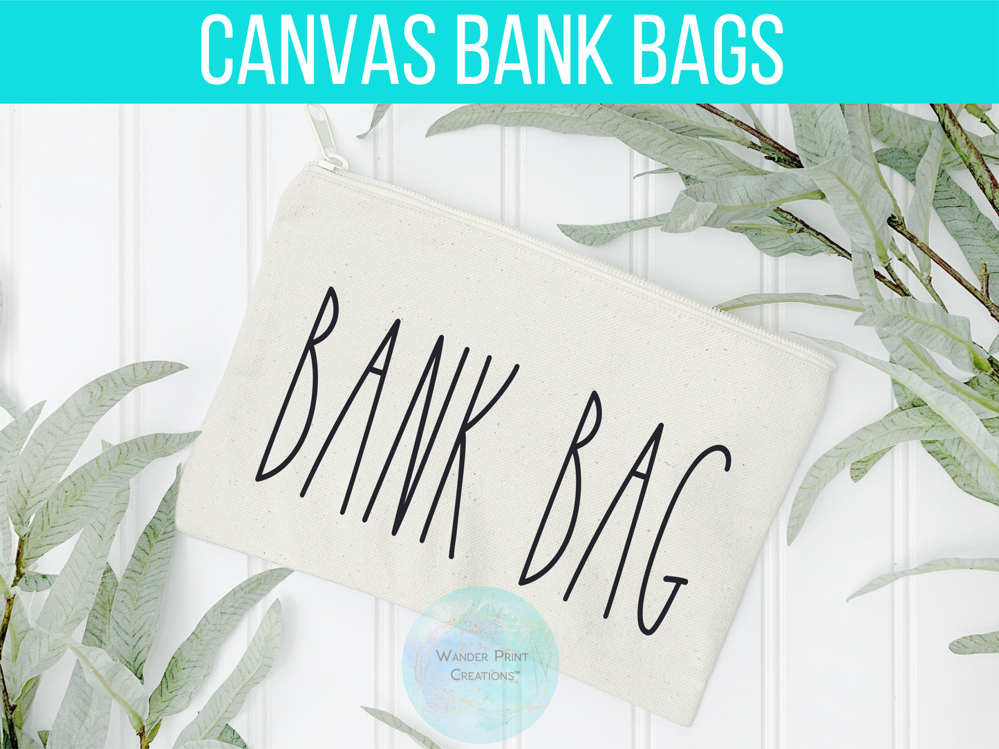 BANK BAG | Budgeting Bag | Envelope Budgeting | Custom | Deposit Bag | Accessory Pouch