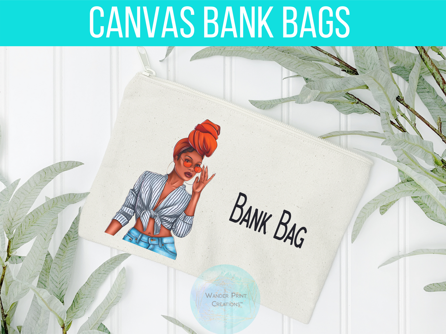 BANK BAG | Budgeting Bag | Envelope Budgeting | Custom | Deposit Bag | Accessory Pouch