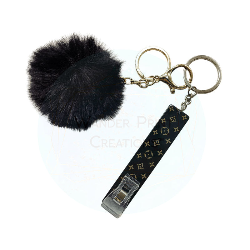 INSPIRED SERIES ATM CARD GRABBER  | PULLER  with Pom keychain