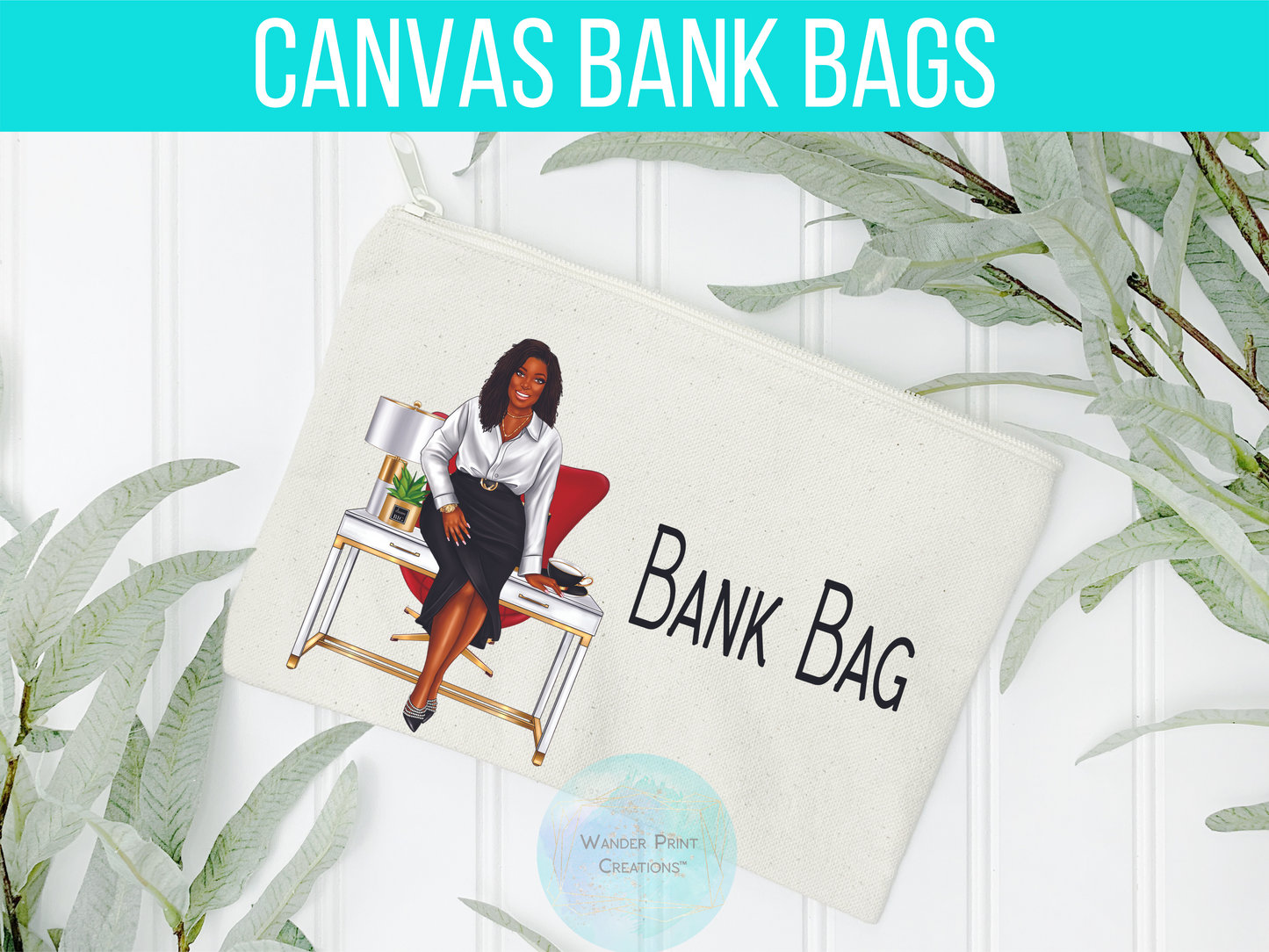 BANK BAG | Budgeting Bag | Envelope Budgeting | Custom | Deposit Bag | Accessory Pouch