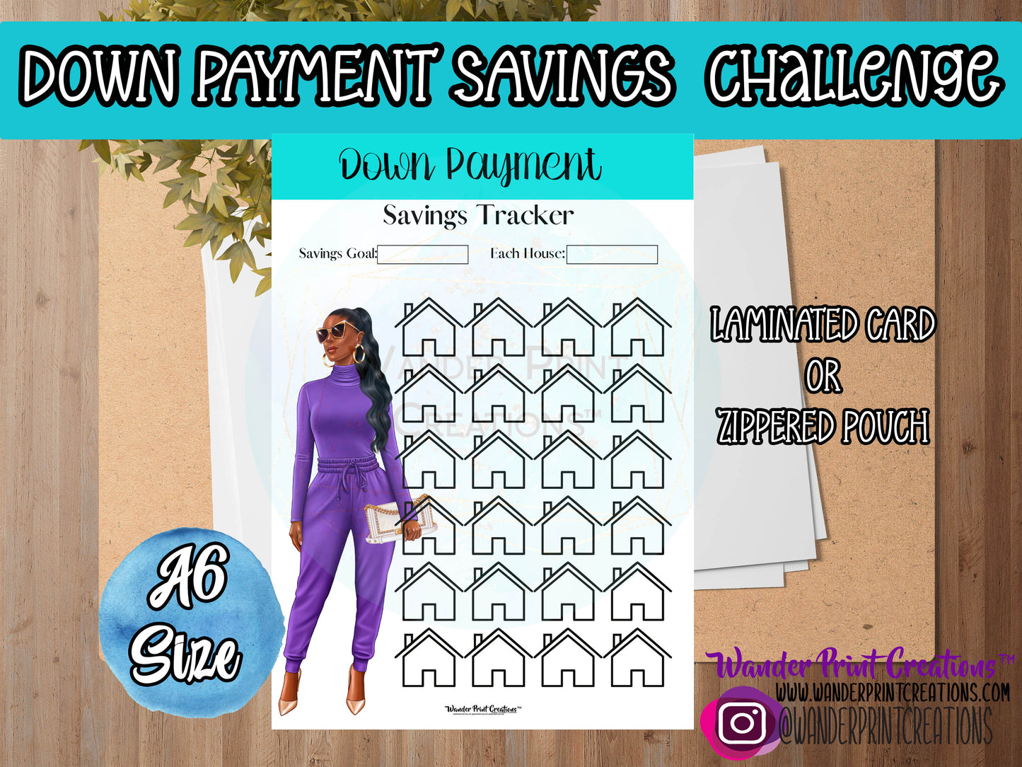 DOWN PAYMENT  SAVINGS CHALLENGE ENVELOPE