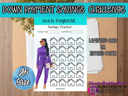 DOWN PAYMENT  SAVINGS CHALLENGE ENVELOPE