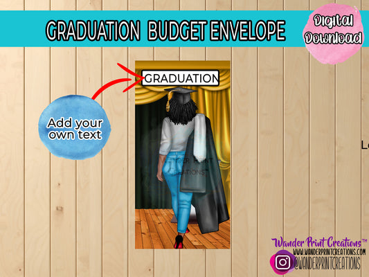 GRADUATION | PRINTABLE Cash Envelope | Design 2