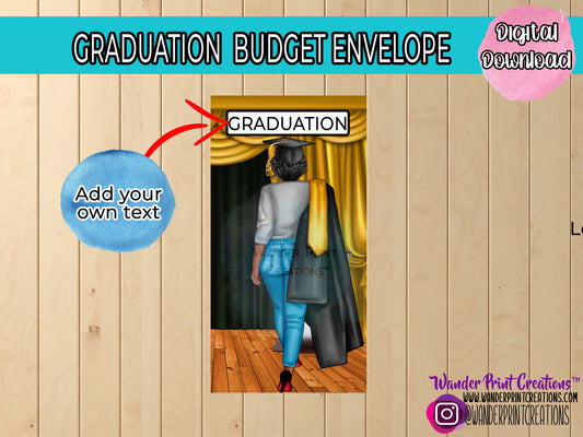 GRADUATION | PRINTABLE Cash Envelope | Design 4