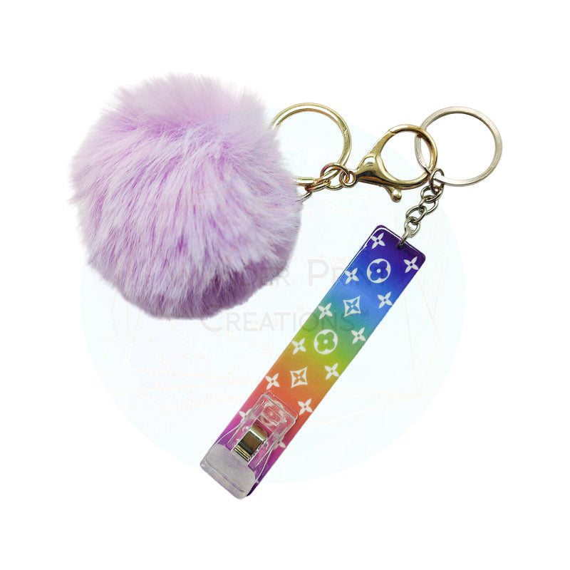 INSPIRED SERIES ATM CARD GRABBER  | PULLER  with Pom keychain