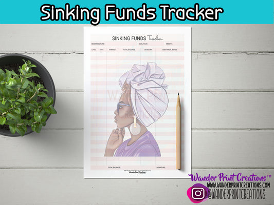 SINKING FUNDS TRACKER BOOK