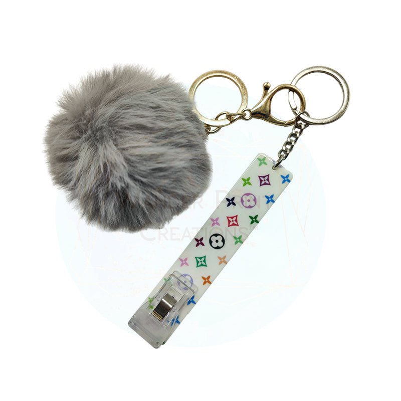 INSPIRED SERIES ATM CARD GRABBER  PULLER with Pom keychain – Wander Print  Creations™