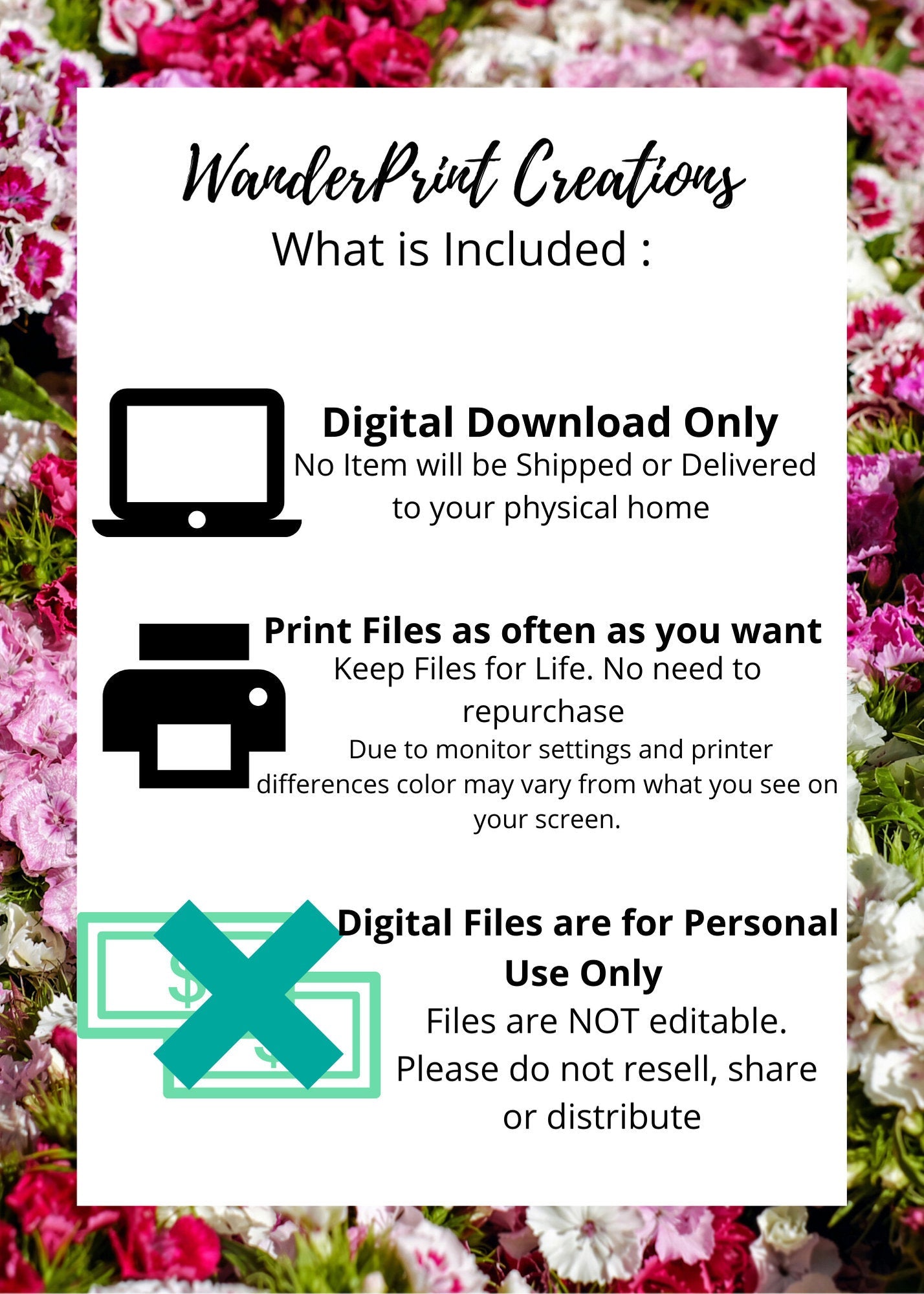 MOCHA DIVAS: Blank Cash Envelopes Set of 6 - Printable Budget Envelopes